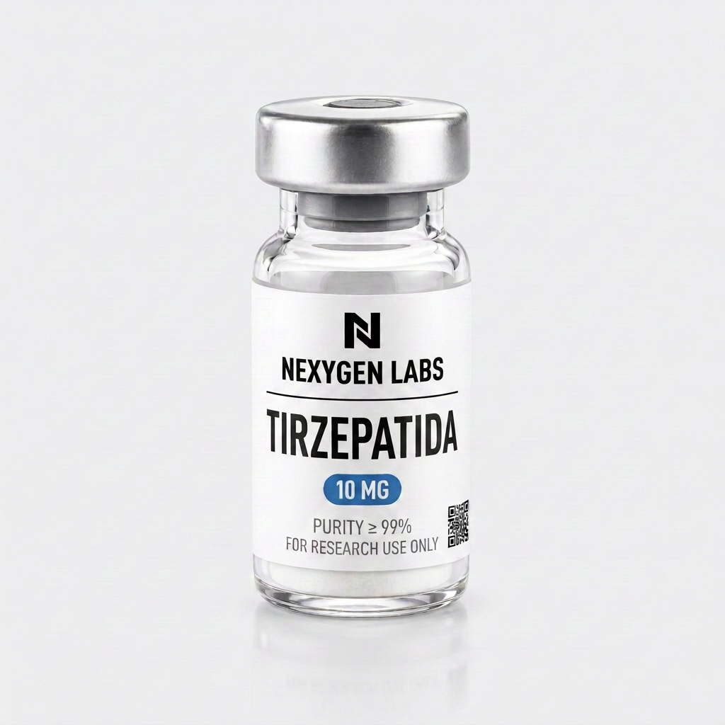 Vial de investigación Tirzepatida de Nexygen Labs