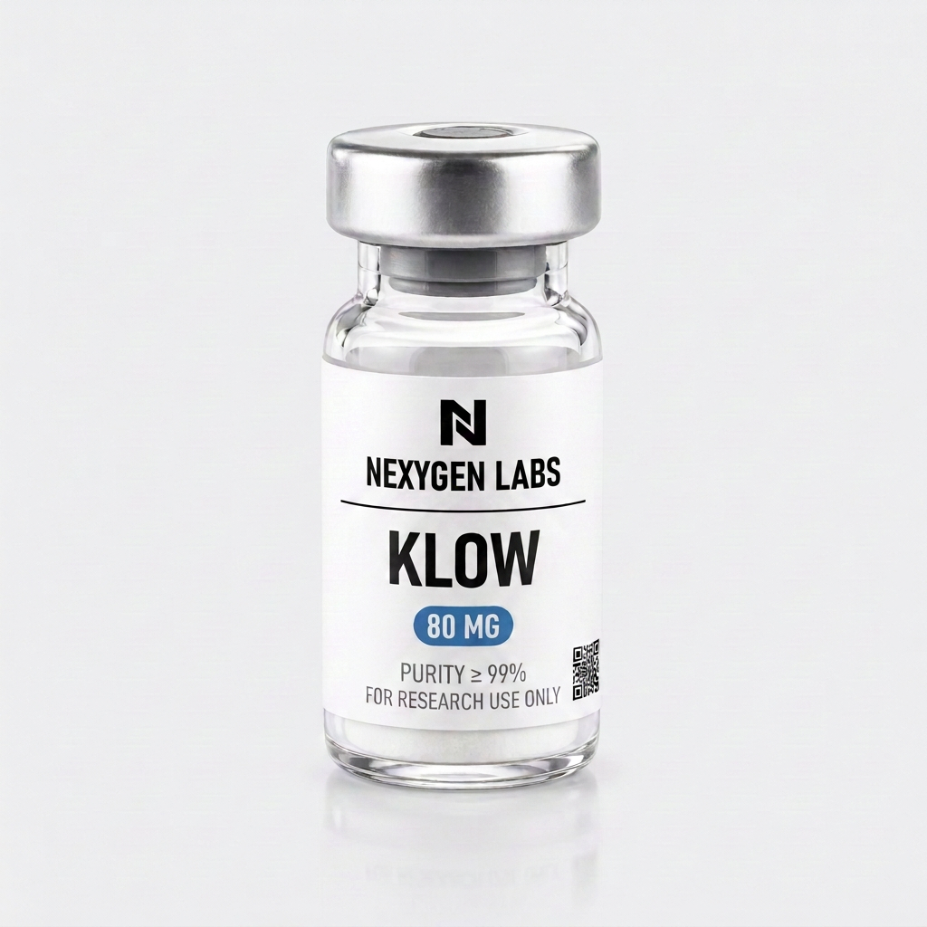 Vial de investigación KLOW de Nexygen Labs
